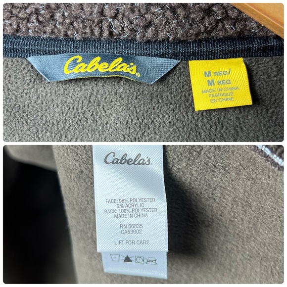 Cabela's Hi-Pile Fleece Mens Jacket - Picture 11 of 11